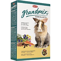 PADOVAN корм GRANDMIX CONIGLIETTI комплесное питание для декоративных кроликов 850 гр 