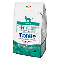 Monge Cat Hairball корм для кошек для выведения шерсти 400г