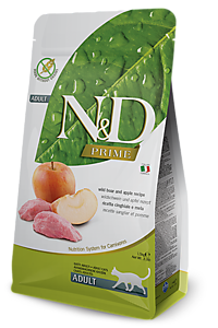 Фармина N&D CAT PRIME для кошек с кабаном и яблоком 1,5кг