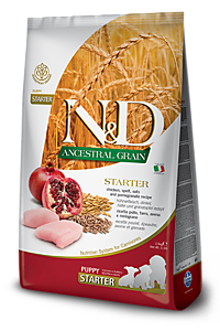 Фармина N&D DOG Low Grain PUPPYStar новорожденных щенков с курицей и гранатом 2,5кг