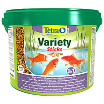 Tetra Pond Variety Sticks корм для прудовых рыб, 3 вида палочек 10 л