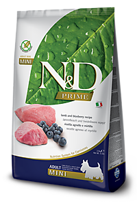 Фармина N&D DOG PRIME Мини для собак с ягненком и черникой 2,5кг