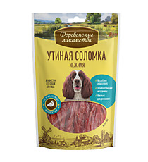 ДЕРЕВЕНСКИЕ ЛАКОМСТВА Утиная соломка нежная, 100 гр.(для собак)