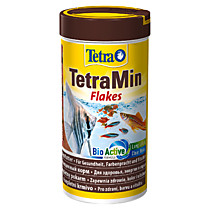 Tetra Min корм для всех видов рыб в виде хлопьев 250 мл