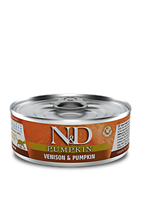 Фармина НД 80 гр консервы PUMPKIN для кошек оленина с тыквой 