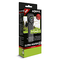 AQUAEL Ultra Heater UH-50W терморегулятор пластиковый небъющийся с электронным термостатом (15л-50л) 16,3см