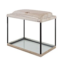 AquaPlus Аквариум STD LED П60 дуб сонома (500х300х460-5) прямоугольный, 55 л., со светодиодным модулем AQUAEL LEDDY TUBE Retro Fit Sunny 8 W