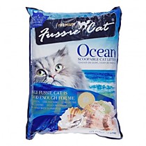 Fussie Cat Наполнитель комкующийся "Морской" 10 л, 8,2 кг, 