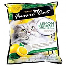 Fussie Cat Наполнитель комкующийся "Лимон" 10 л, 8,2 кг, 