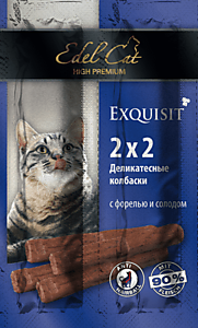 EDEL CAT  Колбаски-мини /форель солод/ Э/К - 1х4
