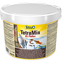 Tetra Min XL корм для всех видов рыб, крупные хлопья 10 л