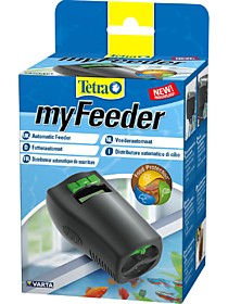 Tetra myFeeder Автокормушка черная для всех типов аквариумов, батарейки (2 шт)в комплекте